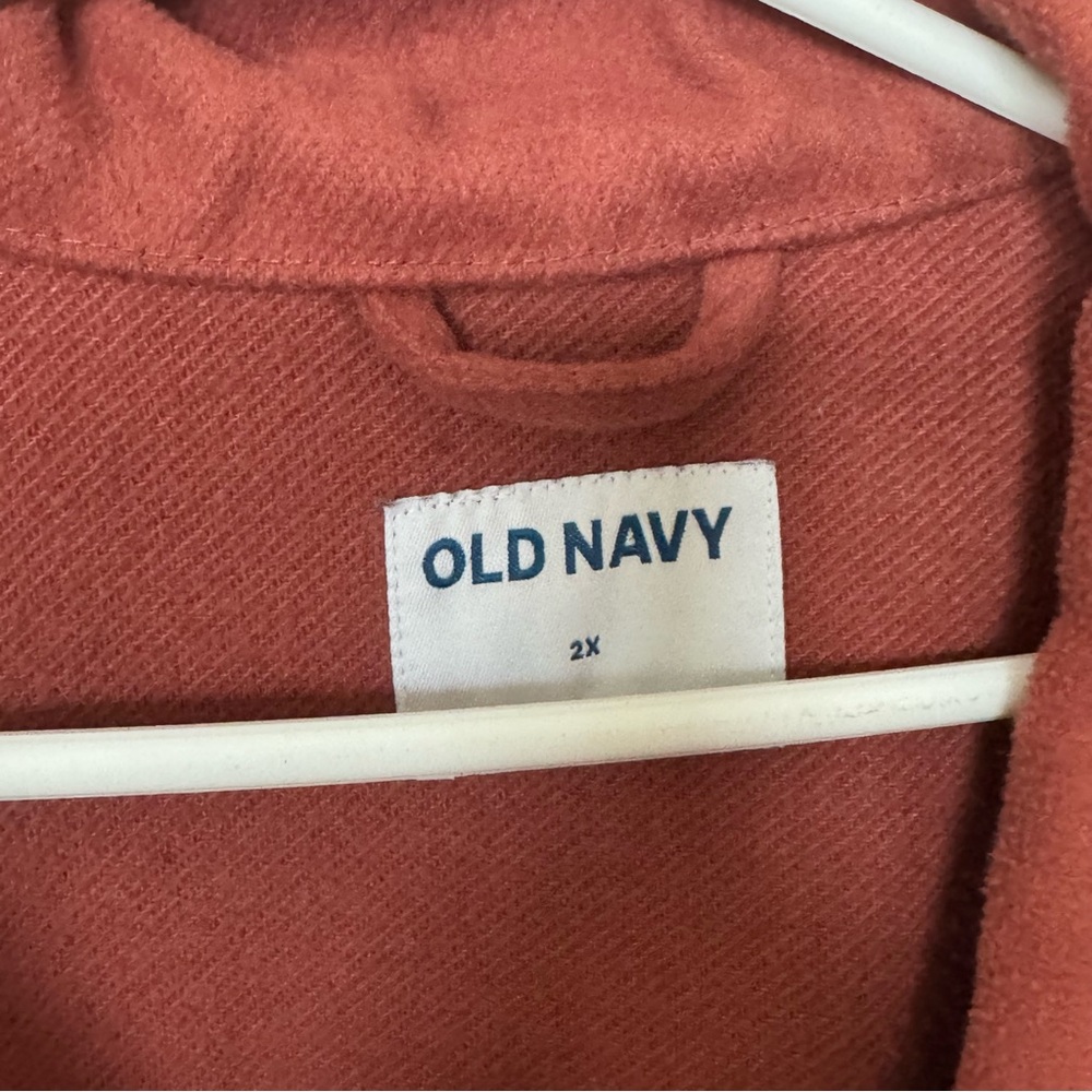 Old Navy Brown Utility Jacket Casual Oversized Fit - Picture 4 of 4